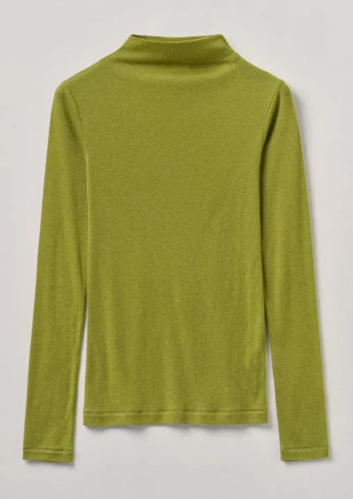 Aster Wool Lyocell High Neck Tee