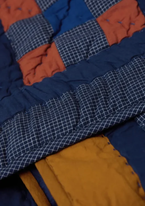 Astrid Check Patchwork Cotton Quilt