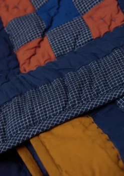 Astrid Check Patchwork Cotton Quilt