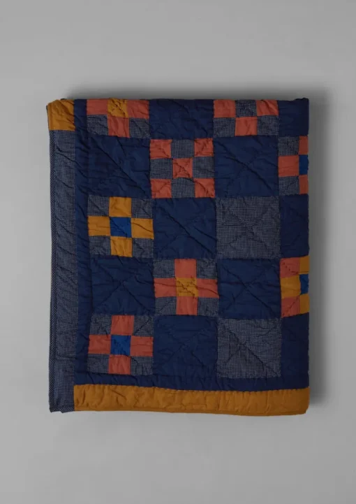 Astrid Check Patchwork Cotton Quilt
