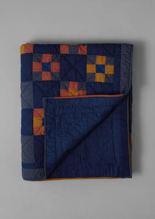 Astrid Check Patchwork Cotton Quilt