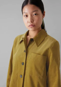 Baya Patch Pocket Organic Cord Shirt