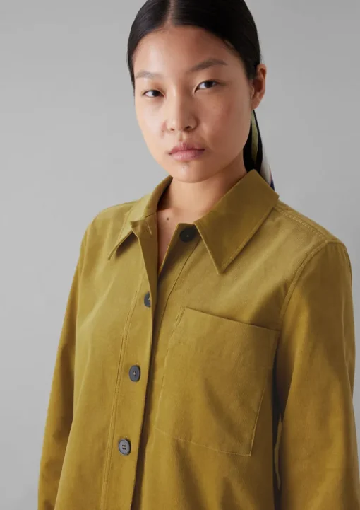 Baya Patch Pocket Organic Cord Shirt