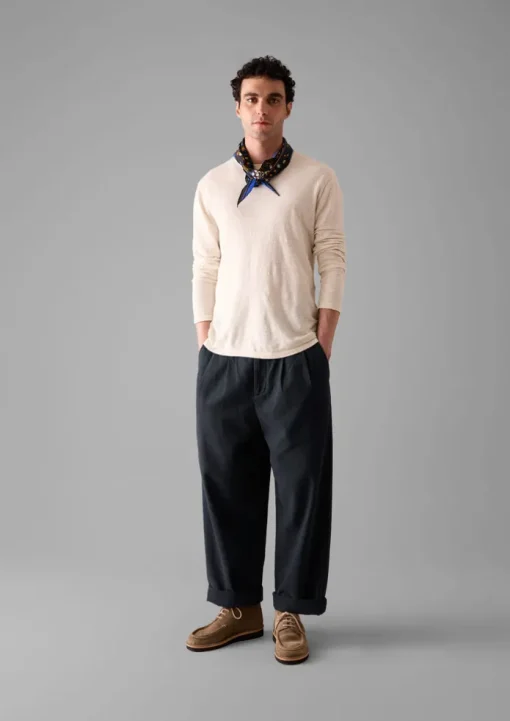 Bill Cotton Wide Leg Trousers