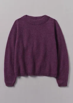 Boat Neck Wool Sweater