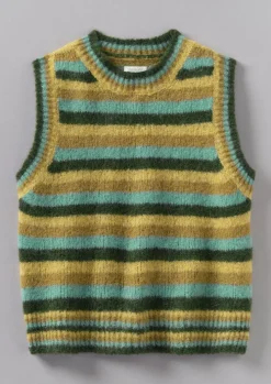 Brushed Alpaca Blend Stripe Tank