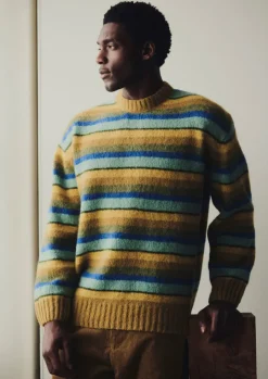 Brushed Stripe Sweater