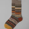 Chup Pattern Wool Blend Socks