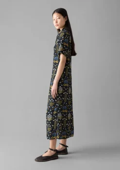 Collector Print Fluid Shirt Dress