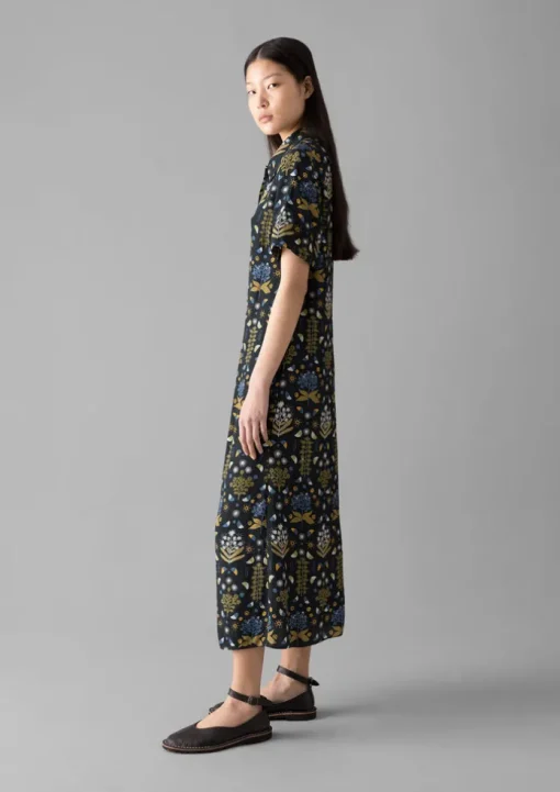 Collector Print Fluid Shirt Dress