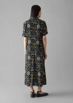Collector Print Fluid Shirt Dress