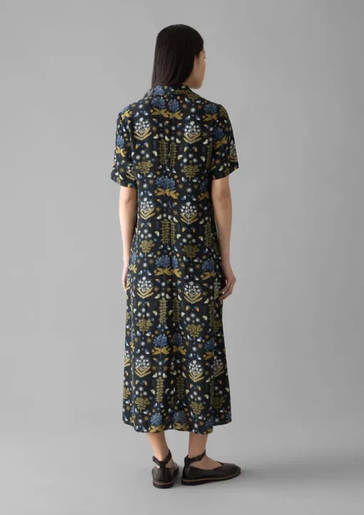 Collector Print Fluid Shirt Dress