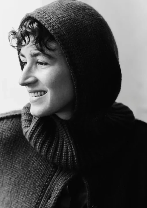 Cotton Wool Knitted Hood