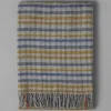 Dashed Check Wool Blanket