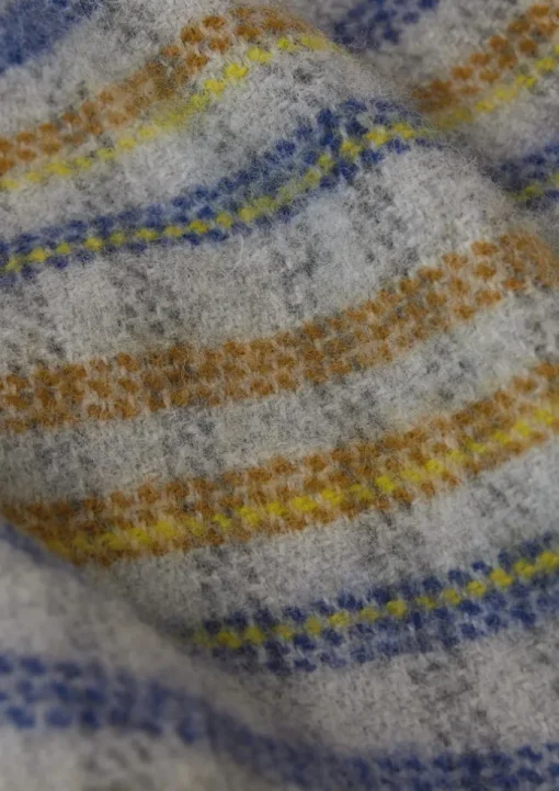 Dashed Check Wool Blanket