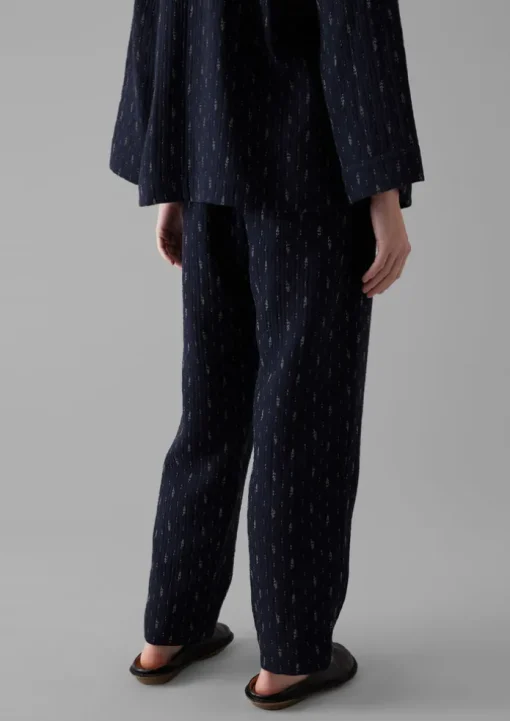 Dobby Stitch Cotton Lounge Trousers