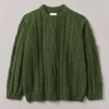 Donegal Wool Cable Sweater