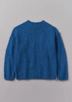 Donegal Wool High Neck Easy Sweater