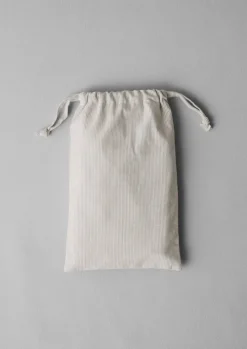 Fine Stripe Organic Cotton Oxford Pillowcase Set