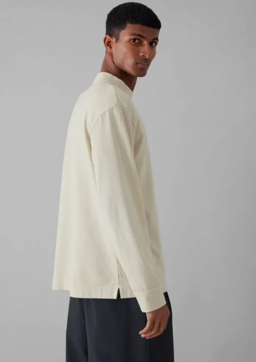 Garment Dyed Cotton Long Sleeve Tee