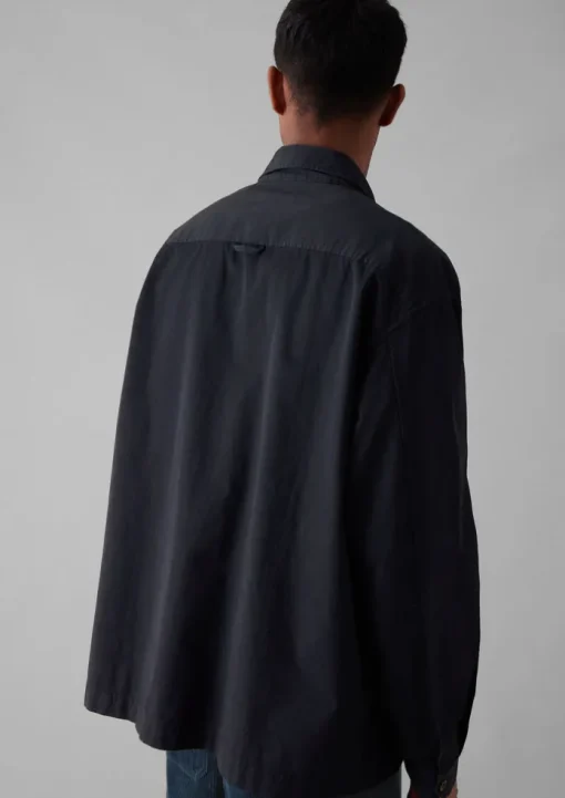 Garment Dyed Cotton Twill Shirt
