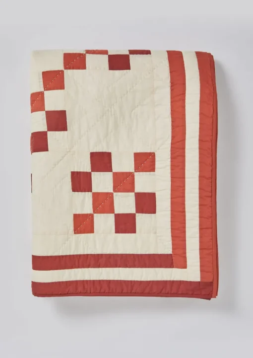 Geo Block Patchwork Cotton Quilt