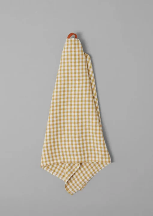Gingham Linen Tea Towel