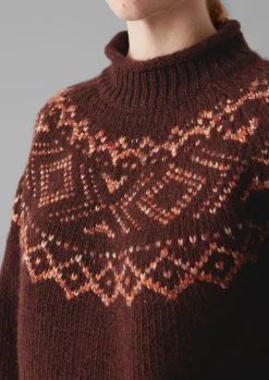 Graphic Yoke Sweater