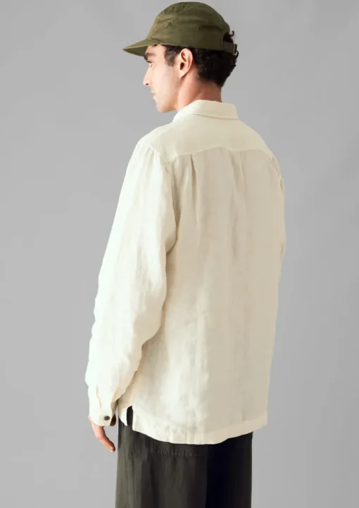 Half Placket Linen Shirt