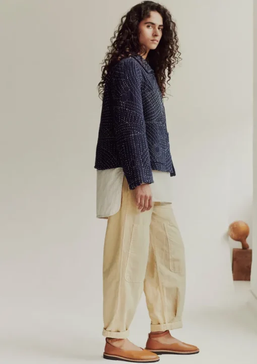 Hand Embroidered Kantha Jacket