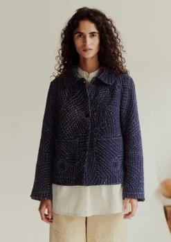 Hand Embroidered Kantha Jacket