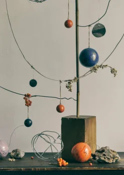 Hand Marbled Bauble