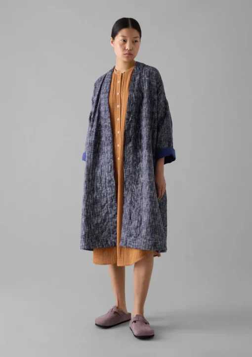 Hand Woven Crosshatch Kantha Gown