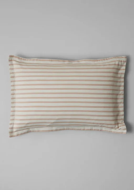 Ines Flannel Stripe Cotton Oxford Pillowcase Set