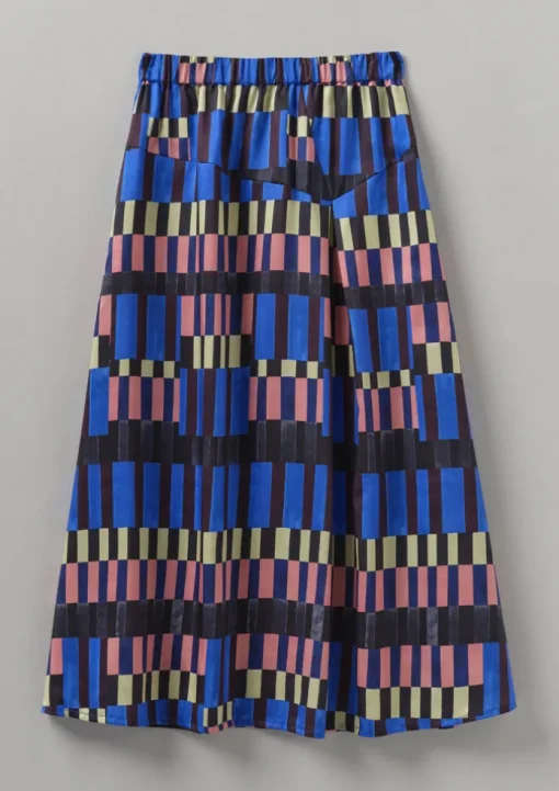 Isobel Harvey Asymmetric Check Print Skirt