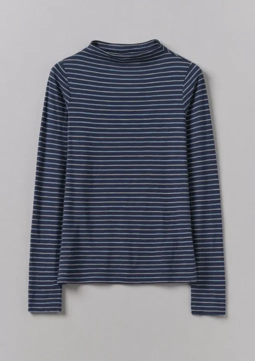 Light Stripe Cotton Slub Tee