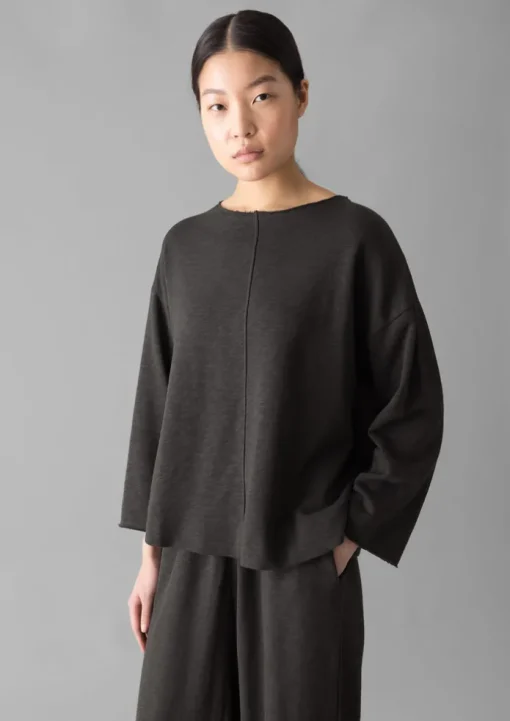 Loopback Jersey Sweater