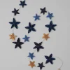 Marbled Star Paper Garland