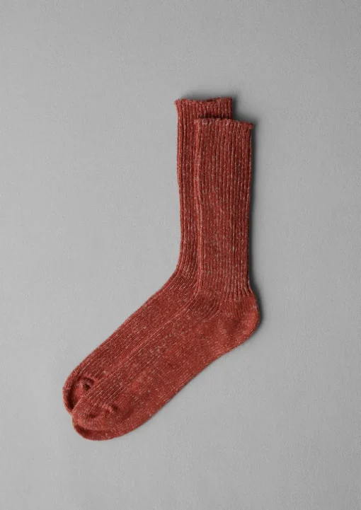 Nishiguchi Kutsushita Marled Hemp Cotton Socks