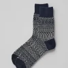 Nishiguchi Kutsushita Wool Jacquard Oslo Socks