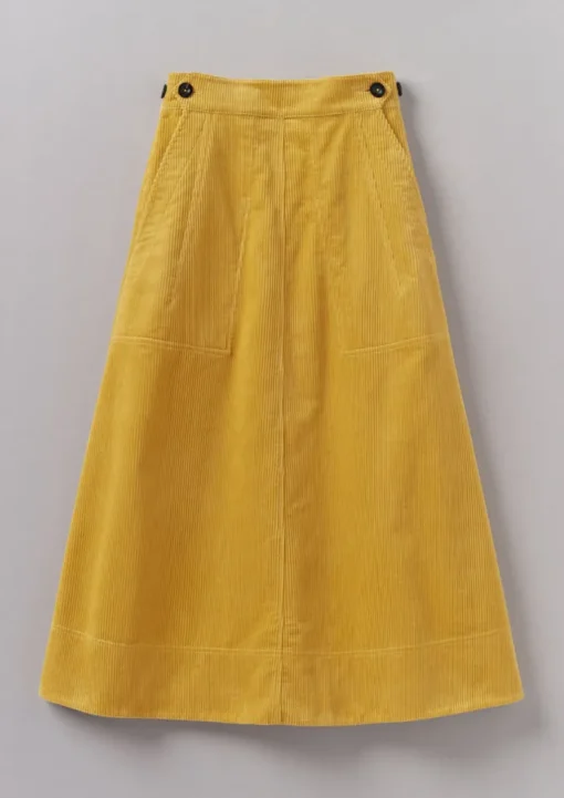 Organic Cord A Line Skirt