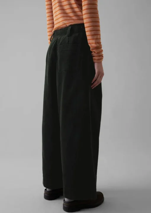 Organic Cord Pleat Front Trousers