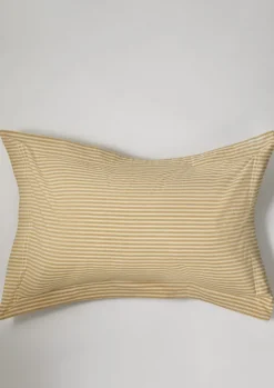 Organic Cotton Ticking Stripe Oxford Pillowcase