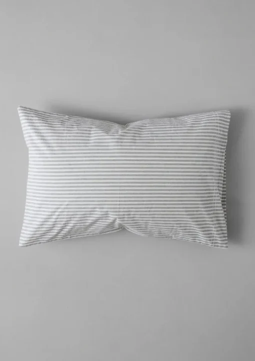 Organic Cotton Ticking Stripe Housewife Pillowcase