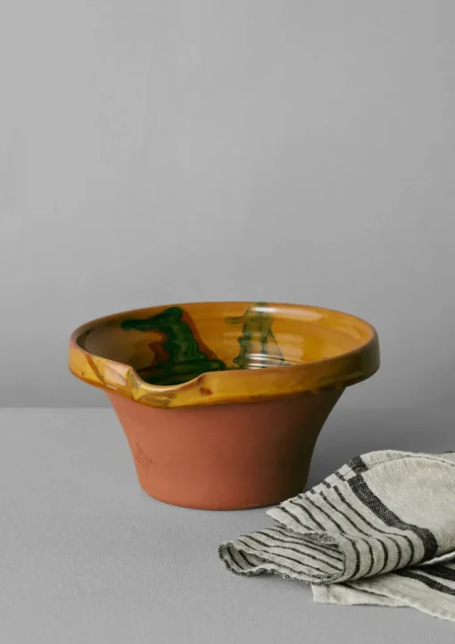 Poterie Barbotine Marbled Pouring Bowl