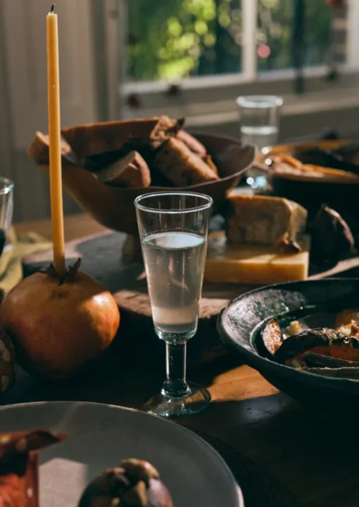 Recycled Bolivian Champagne Glasses Set