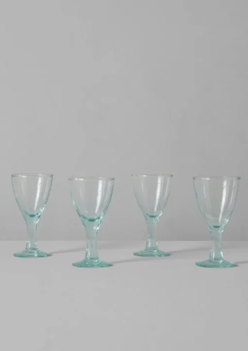 Recycled Bolivian Wine Glasses Set