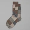 Rove Patchwork Wool Socks
