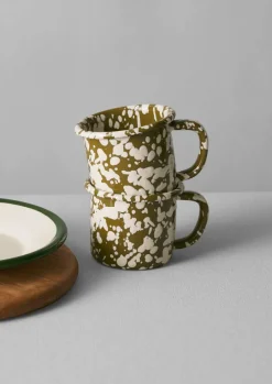 Splatter Enamel Mug