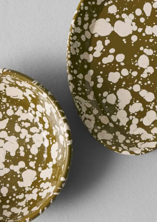 Splatter Enamel Platter